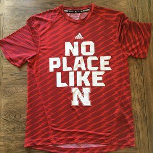 Adidas Nebraska Climalite Athletic Tee